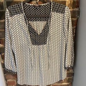 Women’s Black & White Blouse
